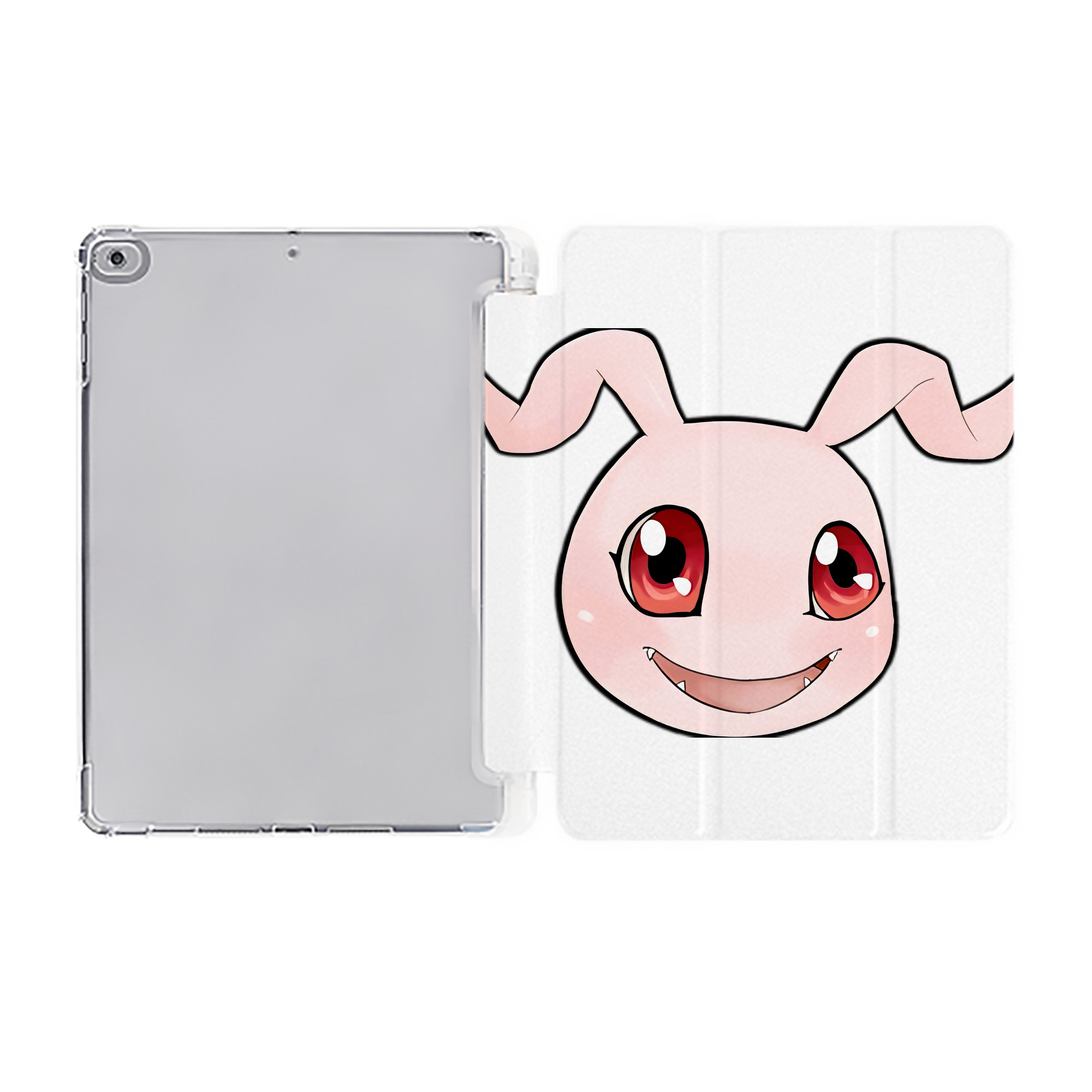 （画像用） Digimon デジタルモンスター/デジモン IPad ケース ペン収納付き 三つ折りスタンド PUレザー×シリコン 対応機種9.5/10.5/10.9インチ